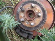 Суппорт - Скоба супорта заднего 96626050, 4804640 Опель Антара Шевроле Каптива, - БУ