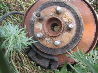 Суппорт - Скоба супорта заднего 96626050, 4804640 Опель Антара Шевроле Каптива, - БУ