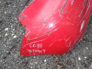Бампер задний Шевроле Авео Т200 Хэтчбек 96543017 - БУ - Красный СК-80 - клей от пленки защитной