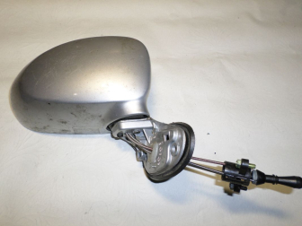 Зеркало правое Шевроле Спарк М200 механика 96600314 E4012276  - Серебро - БЕЗ крышки нижней, - БУ