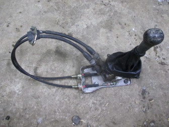 Ручка переключения МКПП Дэу Матиз 96246829, 96245768 в сборе с тросами, - БУ