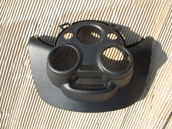 Накладка приборной панели центральная Ниссан Ноут E12, Тиида 682603WC0A, 682609KF1A, - БУ