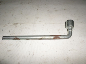 Ключ балонный 17 мм торцовой стержневой изогнутый - односторонний S17 - с углом гиба 90 град, - БУ