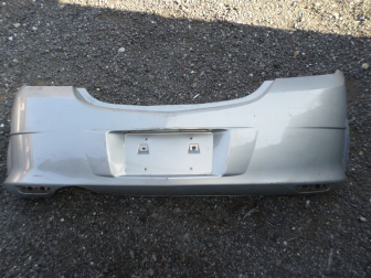 Бампер задний 93186652 93357711 Опель Астра H GTC 3-х дверка Хэтчбек, - БУ Серебро под катафоты