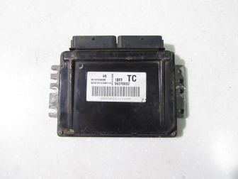 Блок управления двигателем 96376652 TC 1BFF B0 Шевроле Авео Т200 B12S1 1,2л 8V Дэу Матиз на 1л - БУ