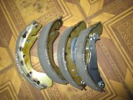 Колодки задние Шевроле Авео Т200-250-255-300 тормозные 93740252 барабанные на 203 мм, - Sangsin