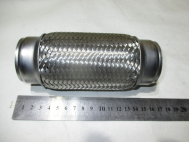 Гофра глушителя 45x150 приемной трубы с внутренней оплеткой 45x150 мм, - Tixona