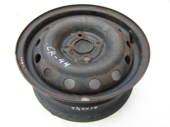 Диск стальной R14 5.5Jx14 ET45 DIA 56,6 4x100 96417316 Шевроле Авео Т200-250-255 - Черный CK-44 - БУ