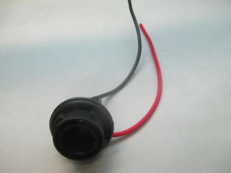 Патрон под лампу P21W BAU15s (1156 одноконт.) с проводами, пластик TM Nord YADA, - Nord Yada