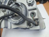 Фишка фары передней для корректора фары с куском проводов Шевроле Авео Т200-250-255 Равон R3, - БУ