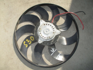Вентилятор охлаждения Шевроле Авео Т300 Кобальт 95962654 95080111 892010100 S-30 - есть ТРЕЩИНА - БУ