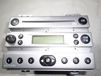 Магнитола штатная Форд 4S6118C815ABUABP 4500 RDS E-O-N модель B3LOW CD - кода нет, - БУ