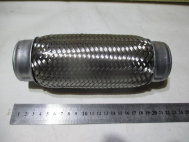 Гофра глушителя 50x203 приемной трубы универсальная внутренним плетением 265-579, - Miles