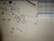 Трубка рулевой рейки стальная 93742555, 93742556 правая длинная Шевроле Лачетти, - БУ