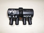 Катушка зажигания 96253555 - 3 контакта фишка овальная - номер 4 - ТРЕЩИНЫ в креплении - БУ