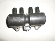 Катушка зажигания 96253555 - 3 контакта фишка овальная Авео Дэу Матиз 1 литр Реззо 1,6-2,0л - БУ