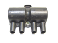 Катушка зажигания 96253555 - 3 контакта фишка овальная Авео Круз Ланос Реззо - СКОЛ пластика - БУ