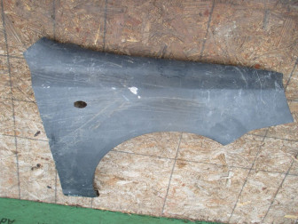 Крыло правое Шевроле Лачетти Седан Универсал 96548995 - БУ Черное матовое царапины