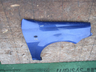 Крыло правое Шевроле Лачетти Седан Универсал 96548995 - БУ Синее K577 замятина спереди