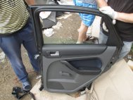 Накладка двери задней правой 1548248 Уголок внутренний Форд Фокус 2 седан и хетчбек, - БУ