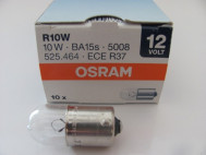 Лампа 10W, 12V, R10W 12V-10W (BA15s) ORIGINAL LINE(10Вт), -  Osram