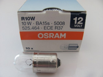 Лампа 10W, 12V, R10W 12V-10W (BA15s) ORIGINAL LINE(10Вт), -  Osram