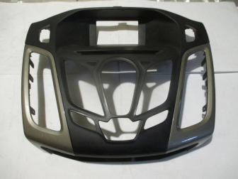 Накладка магнитолы и дисплея 1809628, CM5118835JAW Форд Фокус 3 - накладки Серо-Бежевые, - БУ