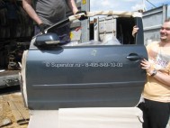 Стекло двери Фольксваген Поло передней левой Купе 3-х дверка с 01 по 10г 6Q3845201C, - БУ