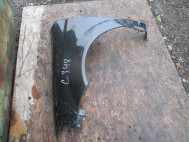 Крыло Шевроле Авео Т200 переднее левое 96540887 - БУ Черное С348 - вмятина