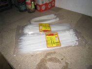 Хомут пластиковый 4,8 х 250 мм - Белый 45252, - Ecoplast