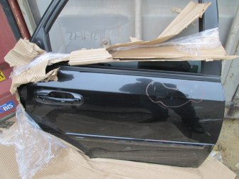 Дверь задняя правая Шевроле Лачетти Седан 96547900, - БУ Голая Черная S-8