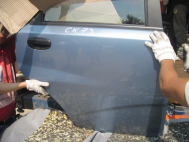 Дверь задняя Шевроле Авео Хэтчбек Т200 правая 96585393 - БУ Серая CK-73