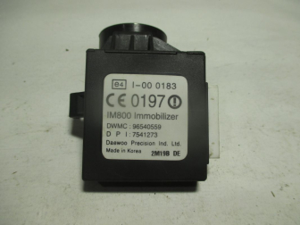 Блок управления иммобилайзером 96540559 7541273 IM800T E4-I-000183 Шевроле Авео Т200-255, - БУ