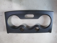 Накладка блока управления печкой Шевроле Авео Т200 - 96539550 96539552 96643210 - Черная - БУ