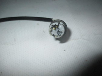 Патрон подсветки номерного знака 96562760 Дэу Матиз Шевроле Каптива Спарк - с проводом- N-6, - БУ,