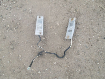 Фонари освещения номерного знака 96562760, 42403119 Дэу Матиз Спарк М200 комплект, - БУ