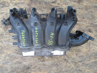 Коллектор вПускной 55564296 55564295 Шевроле Авео Т300 Круз 1.6 литра F16D4 Ecotec LXV, - БУ