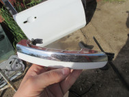 Ручка двери наружная большая 1457760 1484760 передней и задней Форд Фокус 2 - Хром, - БУ Белая