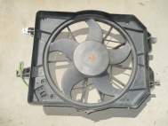 Вентилятор радиатора Форд Фокус 1, 1075135 98AB8C607JG 3135103329 1,4-1,6л БЕЗ кондиционера - БУ