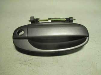 Ручка двери наружная передней правой 96409602 Шевроле Авео Т200 и 255 - под ключ - Серая - БУ