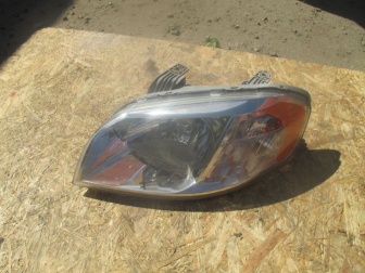 Фара левая Шевроле Авео Т250 с механическим корректором 96650527, 96650525, - БУ США сломан кроншт