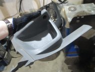 Накладка порога Форд Фокус 2 внутренняя задняя правая 1480132 рестайлинг, - БУ