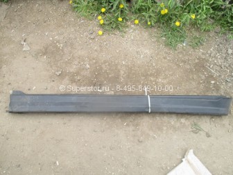 Накладка порога Ленд Ровер Фрилендер 2 правого наружняя LR001680, LR014201 с 2007 по 2014 г, - БУ