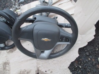 Рулевое колесо Шевроле Круз - Заглушка блока левого управления 13290962 Черная, - БУ
