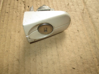 Ручка двери наружная малая 1323268 1252262 Форд Фокус 3 с отверстием под цилиндр замка- Бежевая - БУ