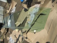 Стекло двери Ниссан Мурано передней правой Z50 80300CA000, 80300CA00B с 04 по 2008г, - БУ