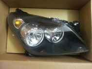 Фара правая Опель Астра H Черная 1216560, 1216562, 93178636, 24451033 без ксенона, - Depo