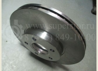 Диск тормозной передний 1373369 Форд Фокус 2 и 3 C-MAX вентилируемый R14-15 Дм 278 мм, - LYNXauto