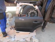 Дверь задняя левая Форд Фокус 2 седан и хэтчбек 1505763 - БУ Черная Матовая F0-20 - в Сборе