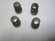 Гайка колесная 09594682 M12х1.5 высота 35 мм под ключ 19 -Закрытая - Хром - Комплект 4 штуки, - Б